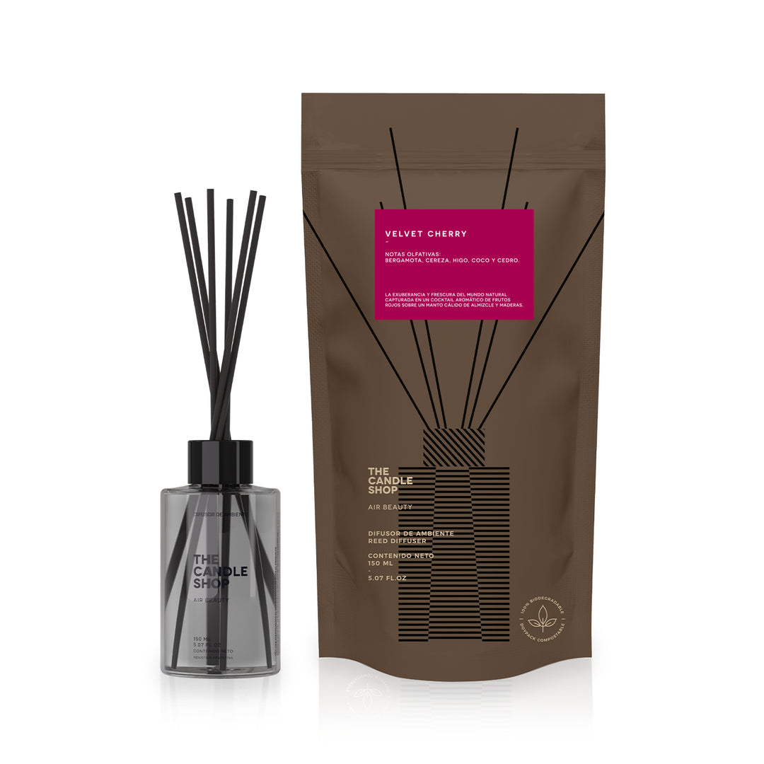 Difusor de Ambientes Basic Compost Velvet Cherry