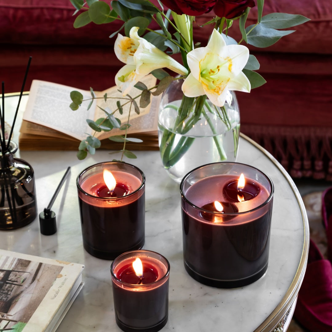 VELAS AROMÁTICAS DE CERA VEGETAL