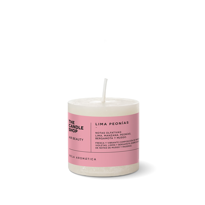 Vela 6x6 Lima Peonias