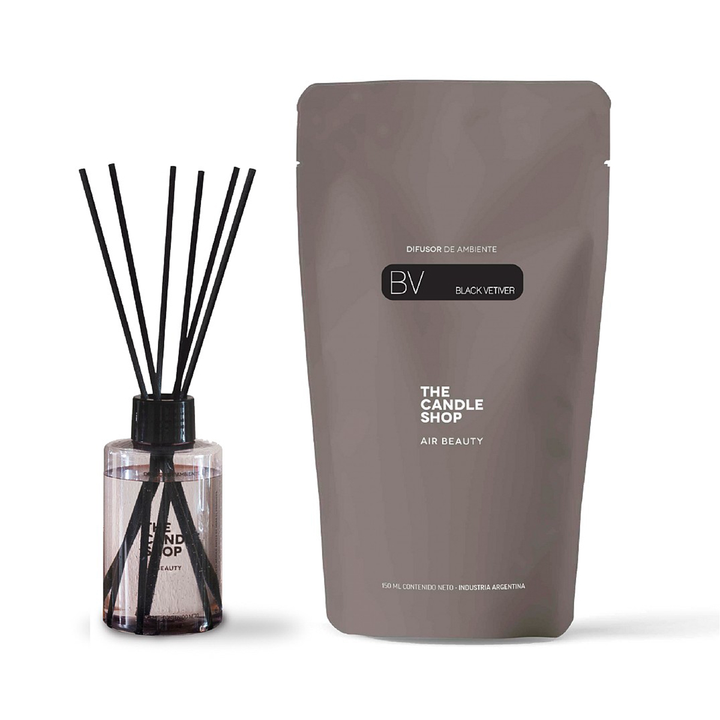 Difusor de Ambientes Basic Black Vetiver