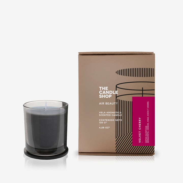 Vela Grey Medium Velvet Cherry