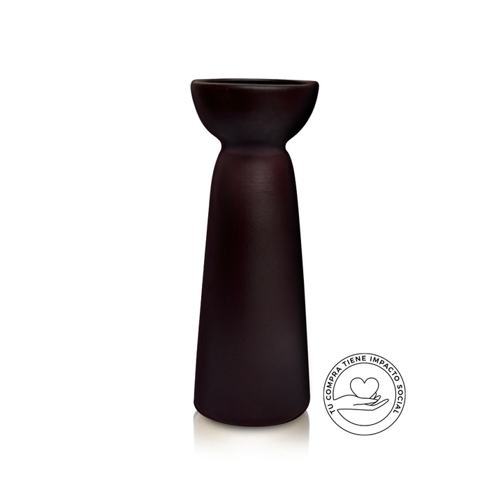 Candelabro Ceramica Mediano Velvet Fig