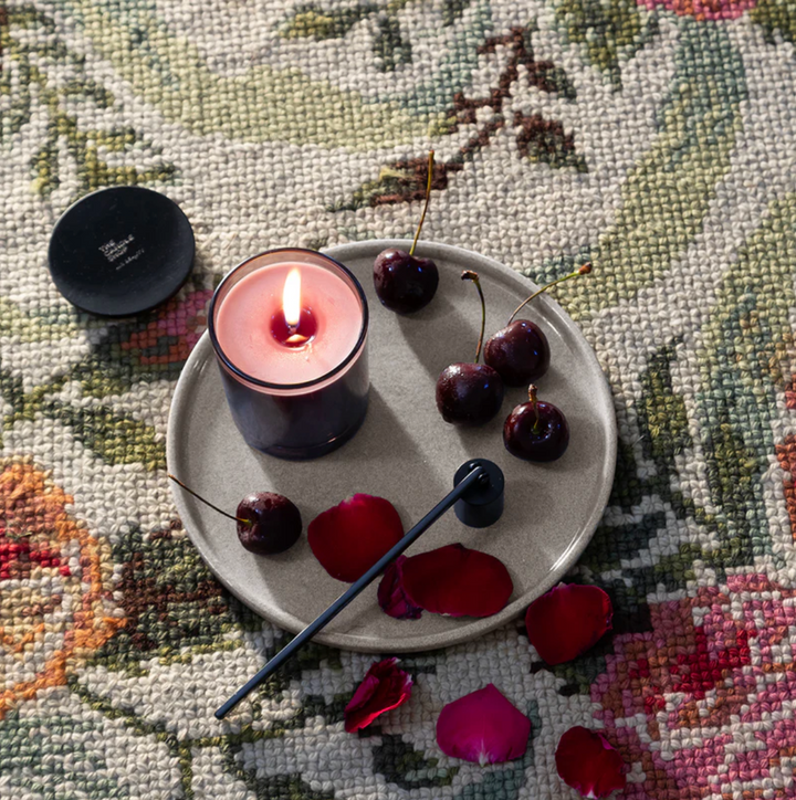 Vela Grey Medium Velvet Cherry