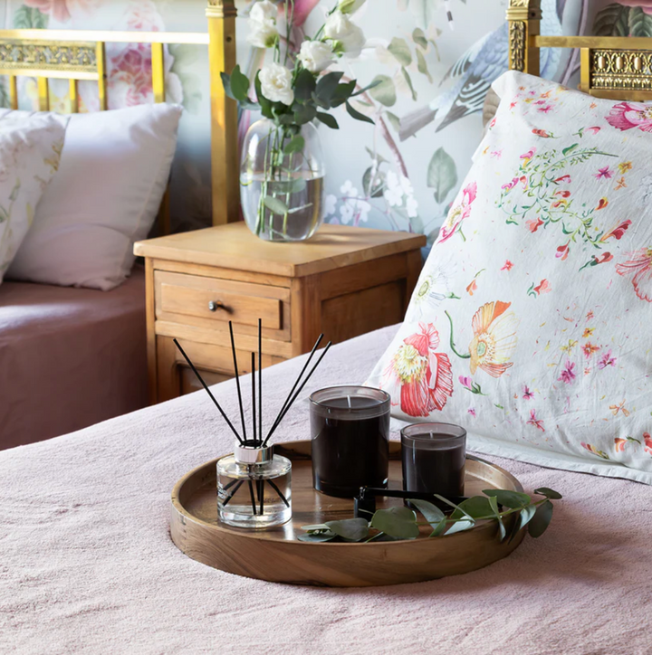 Vela Grey Large Velvet Cherry