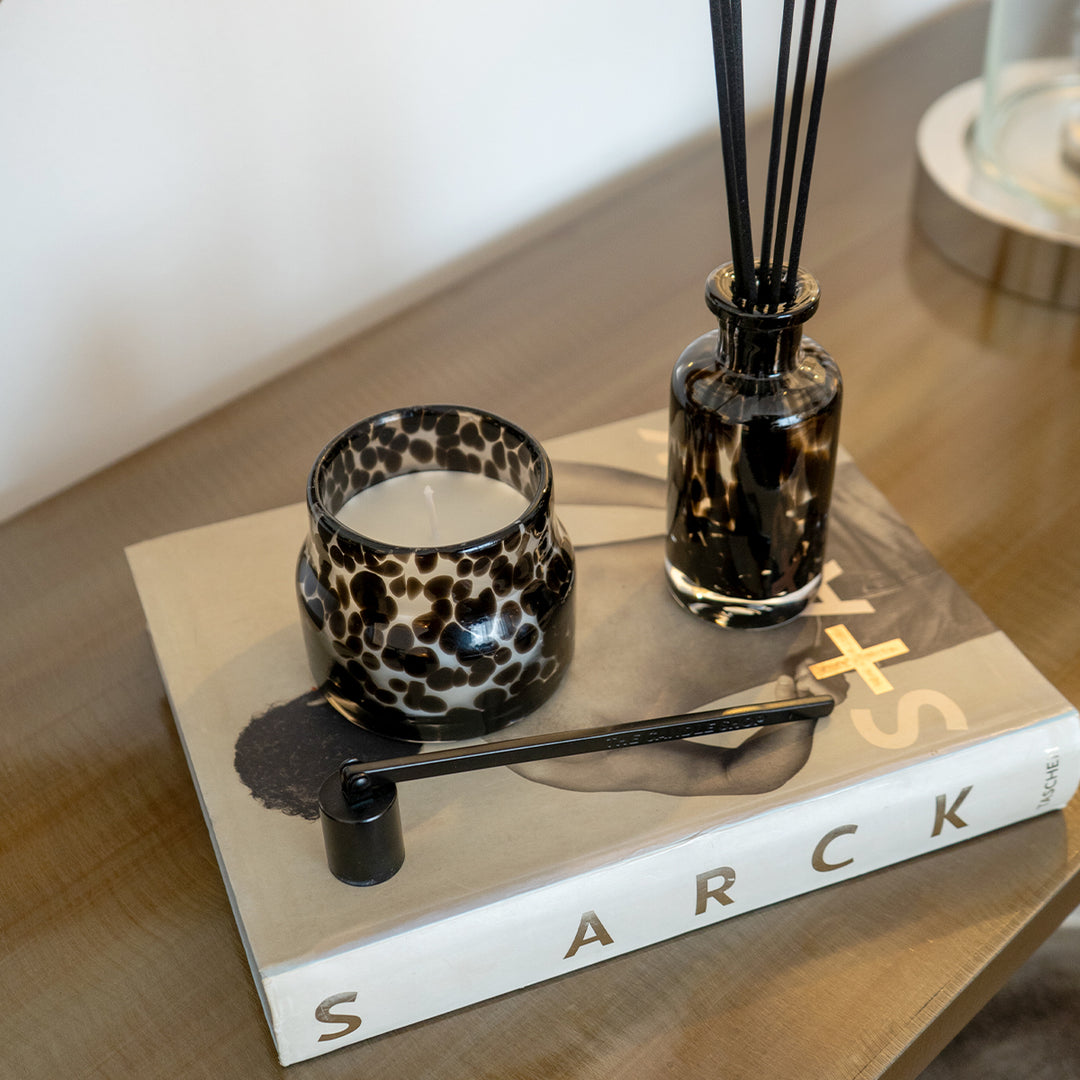 Accesorio de vidrio carey negro S